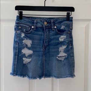 Denim American Eagle skirt